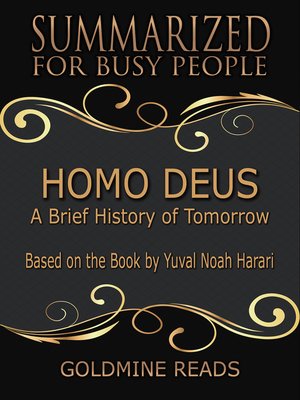 cover image of Homo Deus--Summarized for Busy People